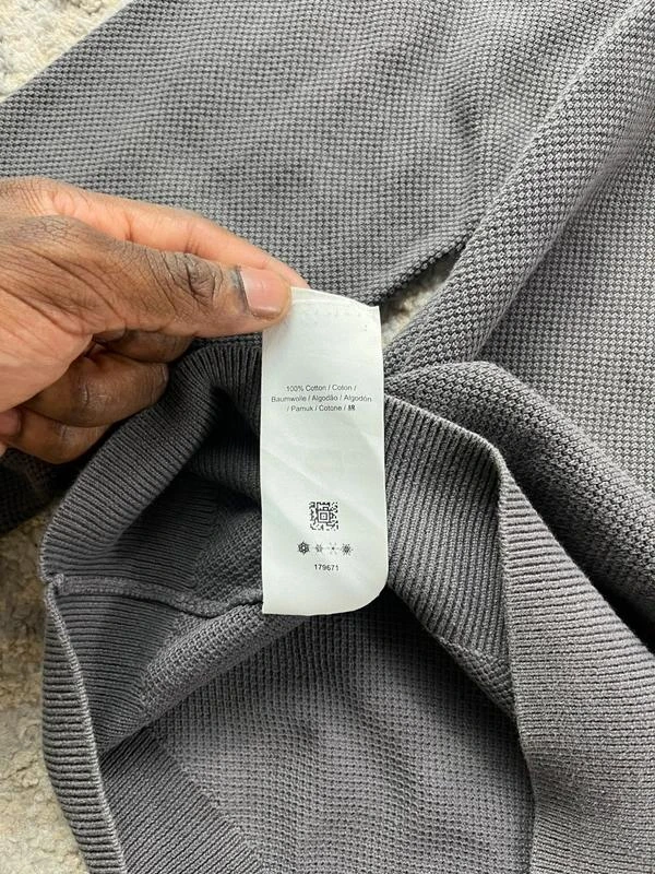 Fred Perry Grey Crewneck Sweater Size S – photo 8